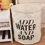 40*50cm Clothes storage Foldable Laundry Basket Dirty Laundry Hamper Reusable