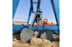 China 12 Cbm Q355 Crane Grab Bucket Radio Remote Hydraulic Clamshell supplier