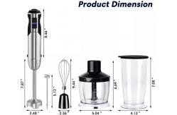 China Dainer 3 In 1 Handheld Food Blender , Powerful 800W Hand Soup Mixer supplier