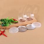 Clear Pet Jars Plastic Container For Powder Nuts