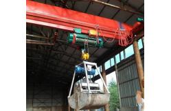 China 5 Ton Single Beam Overhead Crane Wireless Remote Control Grab Bucket supplier