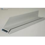 Silvery Aluminum Solar Panel Frame Bending Tempered Glass Solar Panel for sale