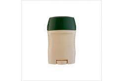 China Sunblock Empty Deodorant Stick Oval Flat Plastic Empty Deodorant Bottles supplier
