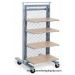 Adjustable shelving rack with the wheels for sale