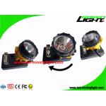 10.4Ah Portable Mining Cap Lights , Rechargeable High Beam Miners Helmet Light