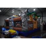 Commercial Inflatable Pirate Themed Bouncy Castle With Slide Classic CE UL SGS