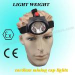 3.7 V Mini Msha Approved Cap Lamps 4000lux 2.8Ah For Construction / Marine for sale