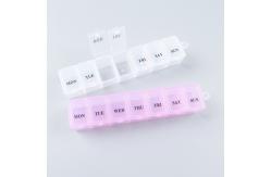 China 7 Grid Weekly Take Medicine Pill Box Organizer For Home And Travel Use supplier