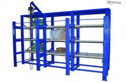 China Heavy Duty Drawer Die Mold Rack Mold Shelf  , Injection Stacking Racks Stainless Steel supplier