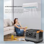 SYNSVO 2400W Solar Power Generator Portable Station 2016WH For Homes