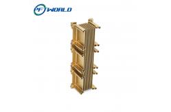 China Precision CNC Machining Aluminum Radiator Gold Plating Aluminum Parts supplier
