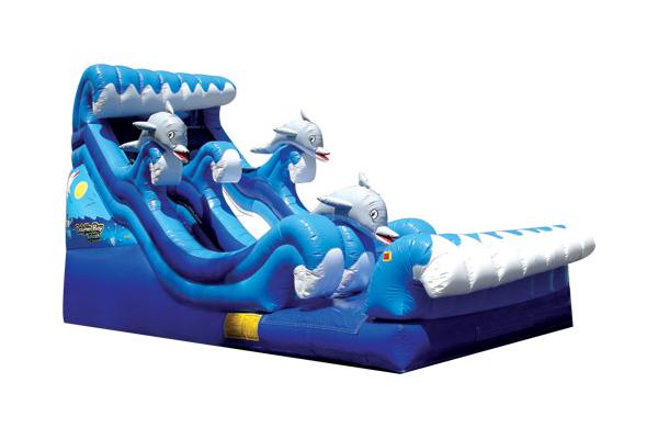 Inflatable Water Slide / inflatable giant wet slide/ inflatable ocean slide
