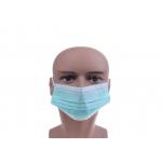 Adults Sterile Blue Disposable Mask , Disposable Mouth Mask Eco - Friendly for sale
