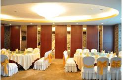 China Acoustic Insulation Aluminum Frame Folding Partition Walls Customizable Movable Partition Walls supplier