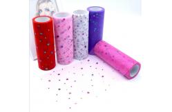 China Polyester Organza Tulle Rolls Style Meets Functionality supplier
