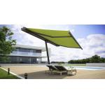 Outdoor independent support full  cassette  retractable awning for sale