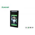 LCD Digital Signage Display Facial Recognition Infrared Thermometer For Entrance Exit for sale