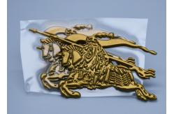 China TPU Embossed Heat Transfer Clothing Labels With Custom Shiny Logo supplier