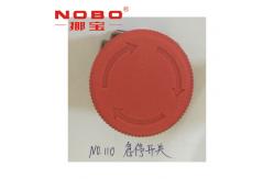 China Buzzer Mattress Spring Machine Spare Parts Emergency Stop Switch / Flat Button supplier