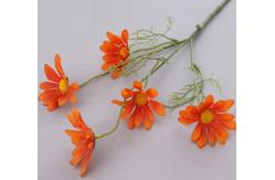China Decorative Fabric Five Heads Artificial Daisy Branches 50cm Length supplier