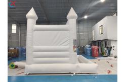 China Wedding Jumping Castle Bounce House With Pool Inflatable White Bouncy House supplier