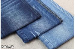 China Dark Blue 10.2Oz Cotton Polyester Spandex Denim Fabric With Crosshatch supplier