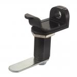 Adjustable Quarter Turn Lock Black Cam Door Locks For Fire Cabinet for sale