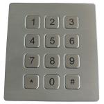 16 Keys Scrachproof Ps2 Metal Keypads Durable With 4 Holes Top Mounting Version for sale