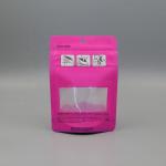 Triple Zipper CBD Candy Mylar  Pouch 200mic for sale