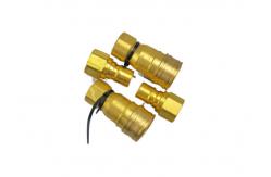 China 3000PSI Thread To Connect Tubular Valve Brass Coupling supplier