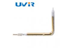 China Gold Halogen L Shape Heating Element 1050W 230V For Industrial supplier