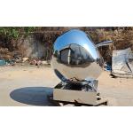 Large Polished Stainless Steel Outdoor Sculpture Fruit Apple for sale