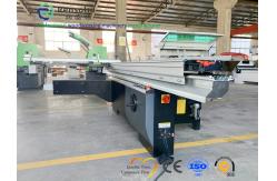 China Double Blade Sliding Panel Table 220v 850kg Saw Wood Table Machine supplier
