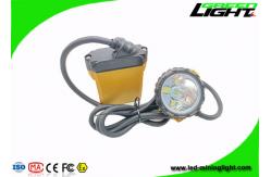 China 10.4Ah 390lum Waterproof Miners Cap Light 1.8W With Cradle Charger supplier