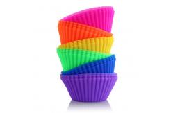 China Non Stick Cake Molds Silicone Cupcake Liners Reusable supplier