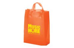 China Heat Seal PE CMYK Custom Plastic Shopping Bag Private Printed Logo supplier
