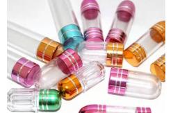 China SGS Empty Plastic Pill Bottles 13mm One Capsule Bullet Shape supplier