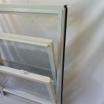 105MM Vinyl Profile PVC Ventilator Window White With Grill for sale