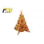 Corrugated Cardboard Cake Display , Customize Shape Cardboard Tiered Cupcake Stand