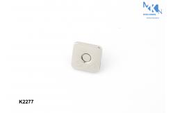China Small Snap Purse Closure K2277 , Square Shape Magnetic Purse Fasteners supplier