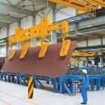 10 Ton Electromagnetic Doubel Girder Overhead Crane For Steel Mill for sale