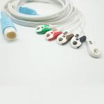 12 Pin Round Connector PH HP Disposable ECG Cables for sale