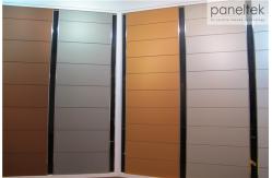 China Textured External Wall Cladding Terracotta Panel System 300 - 1500mm Length supplier