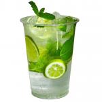 Beverage Cornstach Biodegradable PLA Cups With Lids Single Wall for sale