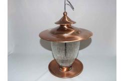 China Weatherproof Customized Metal Hanging Bird Feeder Metal Peanut Feeder supplier