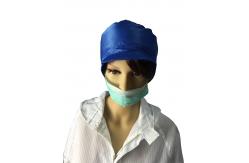 China Breathable Re Useable ESD Safe Clothing ESD Hat 5x5 Cm Top Mesh Window supplier