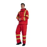 Inherently Flame Retardant Rain Wear , Permanently Flame Resistant Rain Proof Jacket for sale