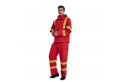 China Inherently Flame Retardant Rain Wear , Permanently Flame Resistant Rain Proof Jacket supplier