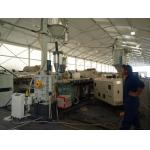 Big Dia HDPE Solid Pipe Production Line , Plastic Pipe Production Line PLC Automatic for sale