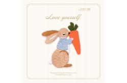 China Adorable Rabbit Iron-On Patches – Personalized Design, Washable & Multi-Surface Friendly supplier